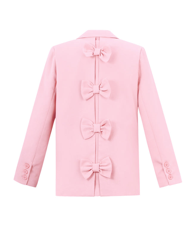 Blazer with bow - Black