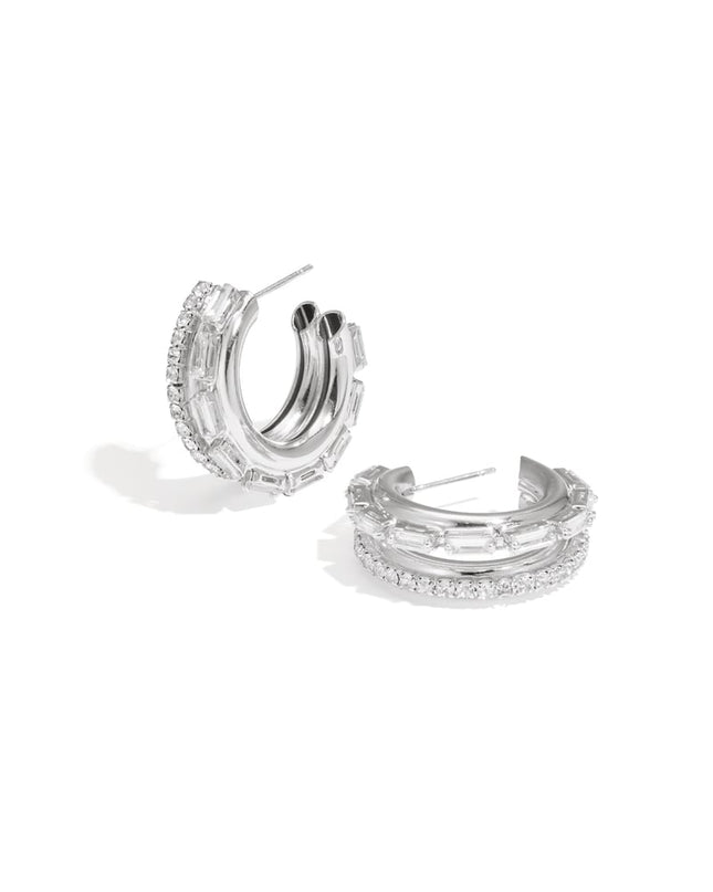 Iron Hoop Earrings circle Elegant Christmas Luxurious Series Women's jewelry