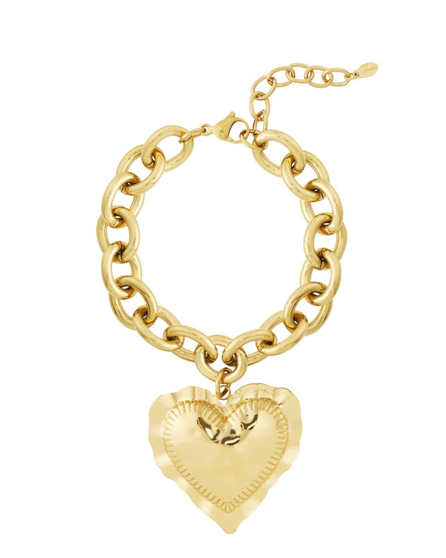 Armband met een opvallend hart