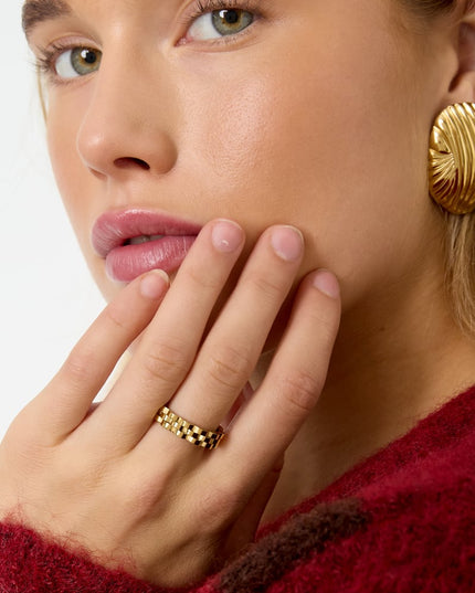 Stainless Steel Minimalist Rings irregular shape Simple Daily Simple Series Women's jewelry