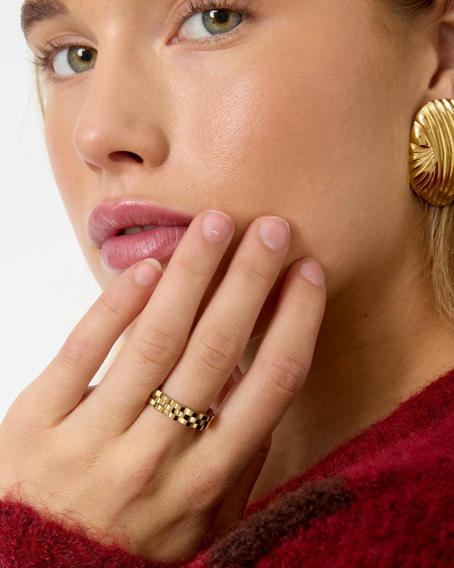 Stainless Steel Minimalist Rings irregular shape Simple Daily Simple Series Women's jewelry