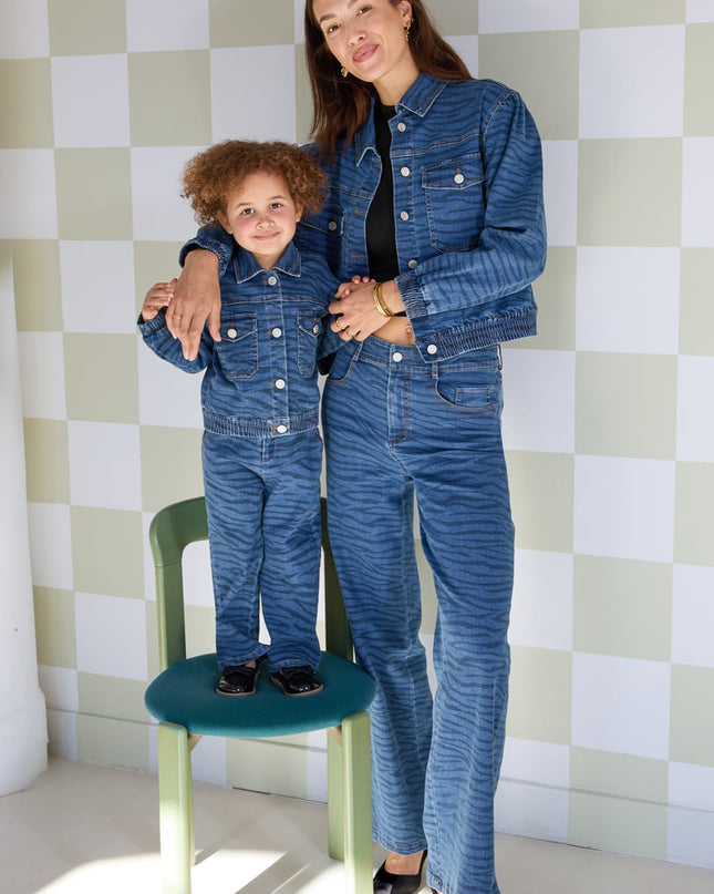 Twinning zebra stijl broek