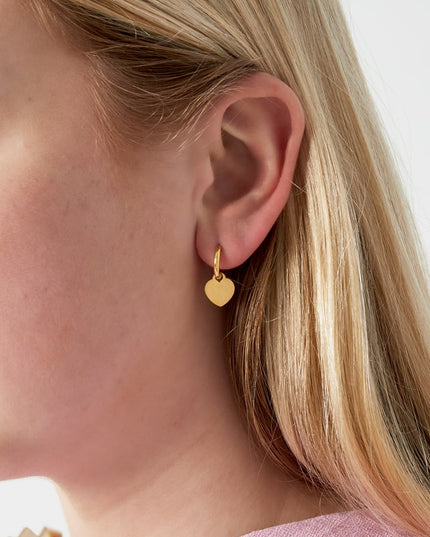 Eenvoudige hart oorbellen