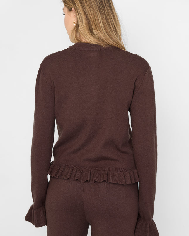 De liefdevolle ruchecardigan