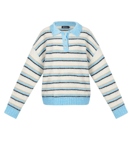 Polyestervezel (polyester) Gebreide truien Strepen Casual Herfst/Winterkleding