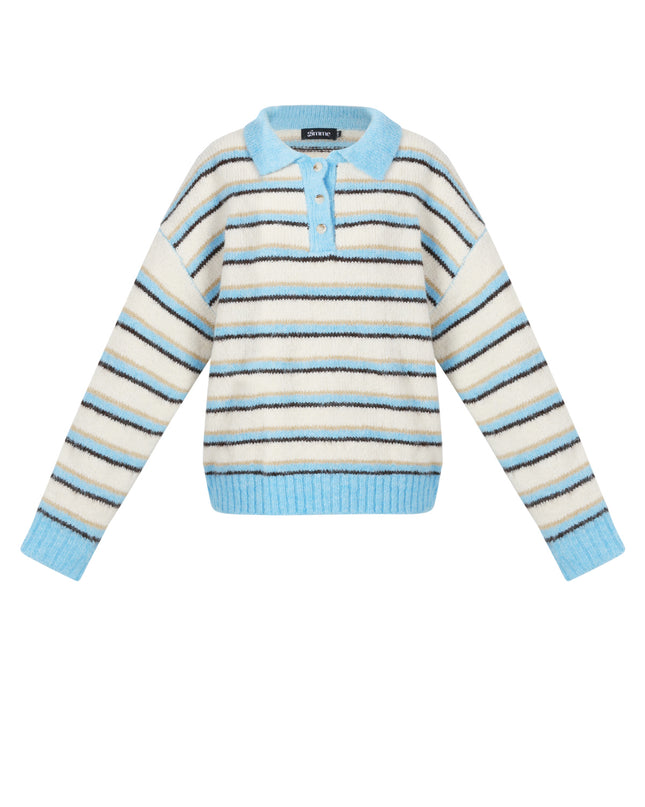 Polyestervezel (polyester) Gebreide truien Strepen Casual Herfst/Winterkleding