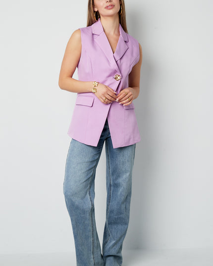 The Sleeveless Blazer