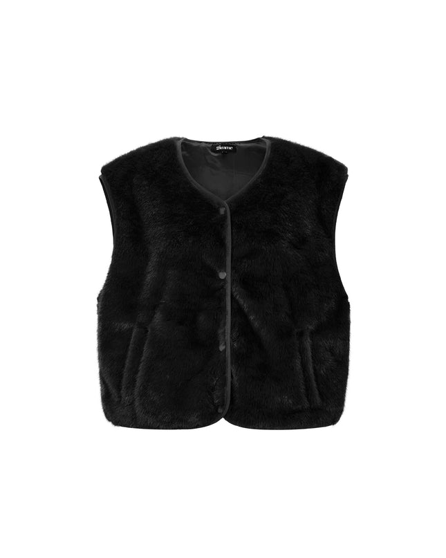 Polyestervezel (polyester) Vesten Effen herfst/winterkleding