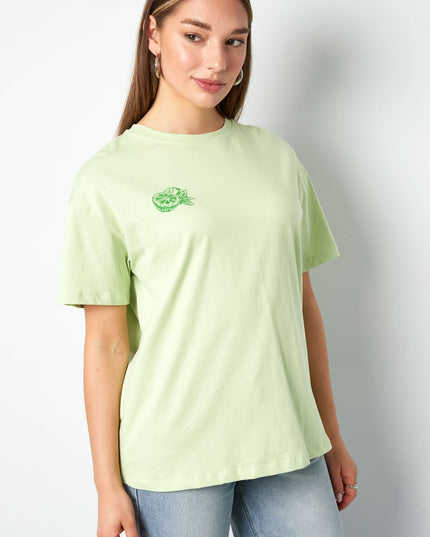 T-shirt Oranje Limonade