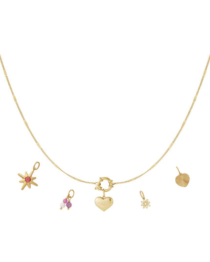 Mini hartje DIY ketting