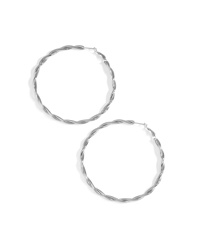 Gedraaide creolen XL