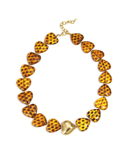 Acryl kralen kettingen hart retro dagelijkse klassieke serie dames sieraden