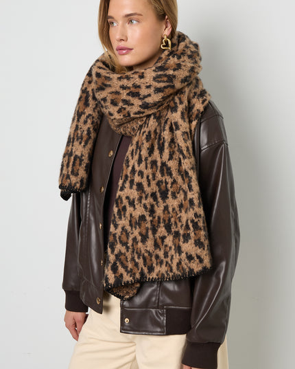 Wintersjaals Luipaardprint Casual Polyester Dagelijkse accessoires