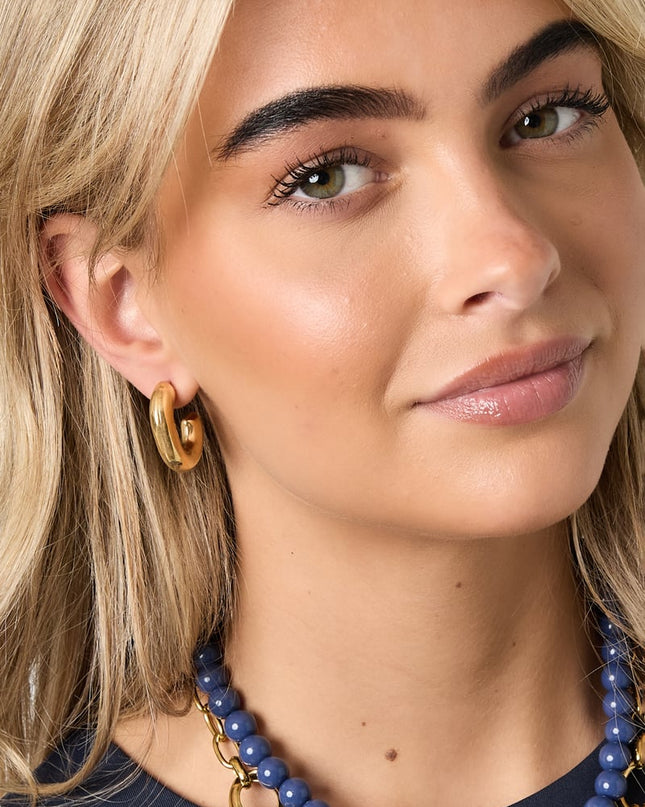 Stainless Steel Hoop Earrings irregular shape Casual Daily Simple Series Women's jewelry