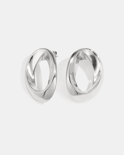 Oorbellen met ronde vorm, casual, dagelijks, eenvoudig, serie, damessieraden