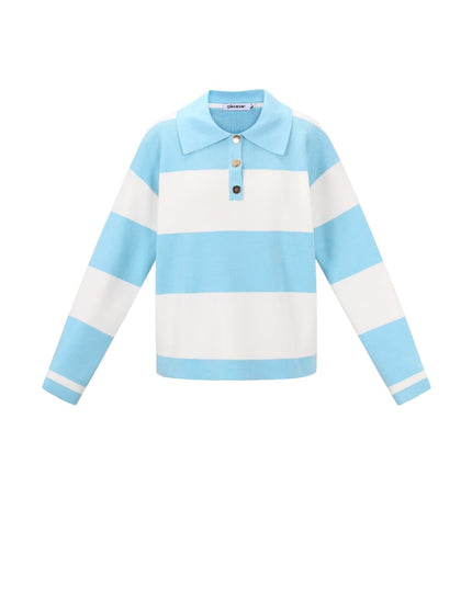 Gebreide truien Strepen Casual Herfst/Winter