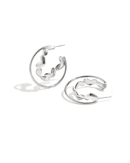 Dubbele creolen met draai