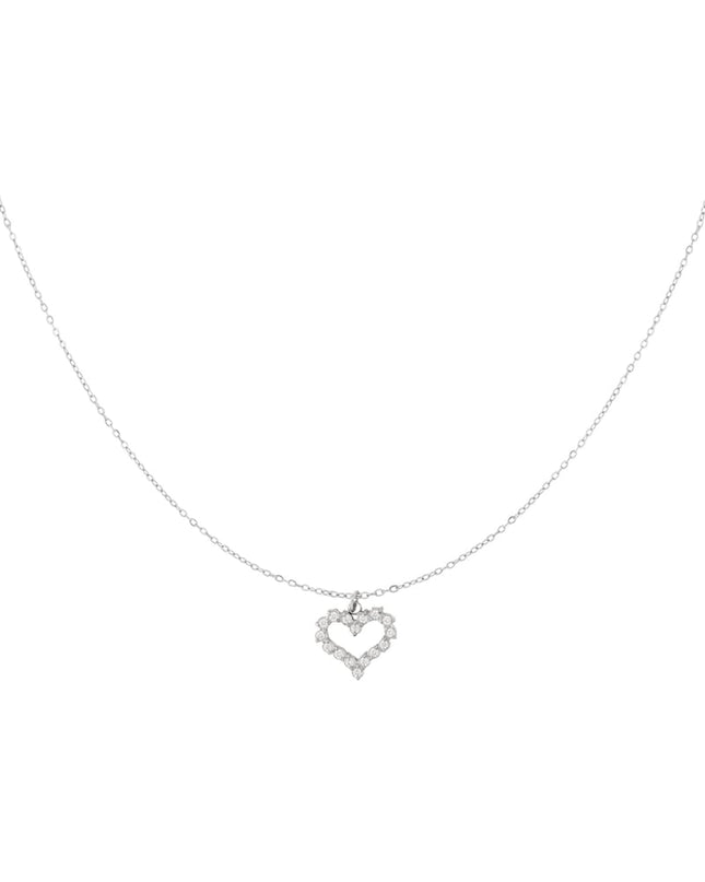 Ketting strass hartje