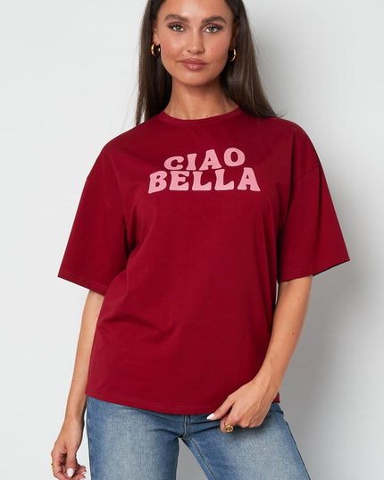 T-shirt Ciao Bella