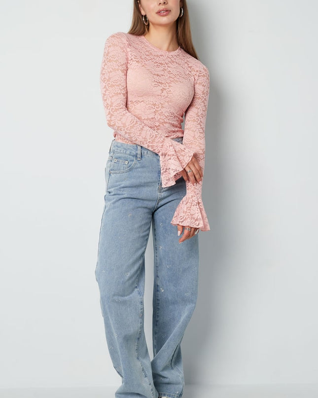 Denim jeans glitter heart