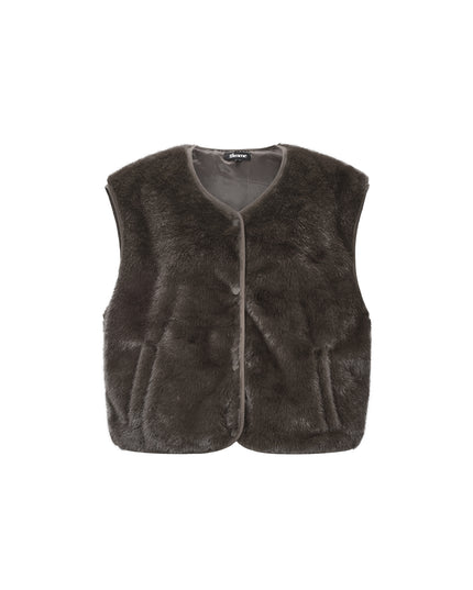 Polyestervezel (polyester) Vesten Effen herfst/winterkleding