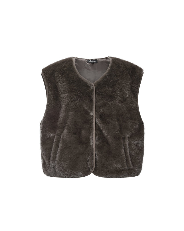 Polyestervezel (polyester) Vesten Effen herfst/winterkleding