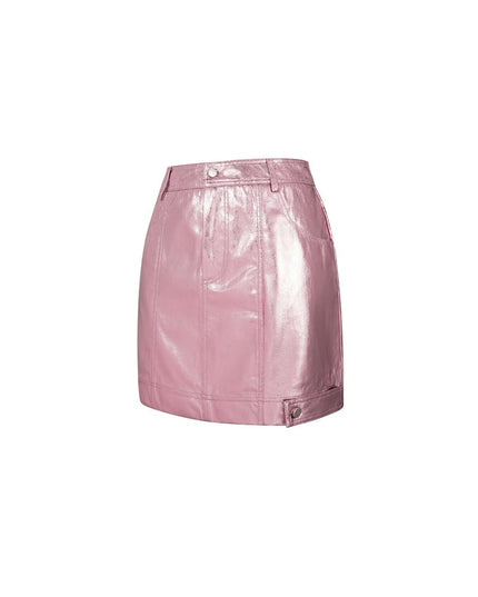 Pink Love Mini Skirt - Pink