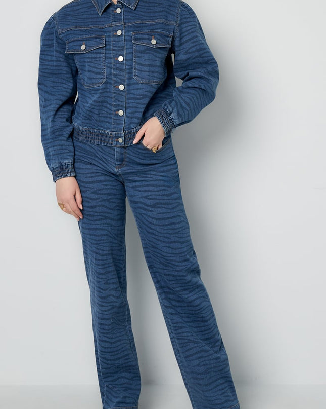 Twinning zebra stijl broek