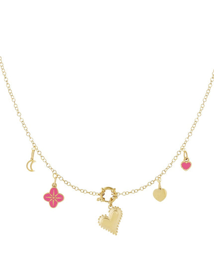 Chunky hart DIY ketting