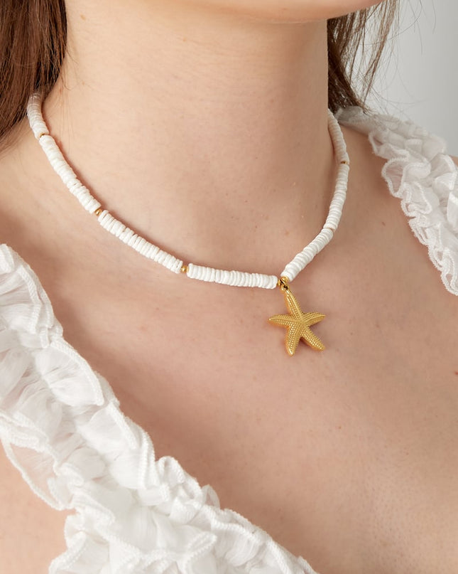 Grote zeester ketting