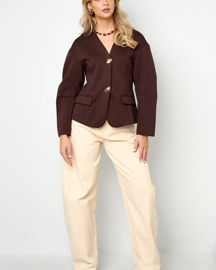 Polyester fiber (polyester) Ladies' suit set Solid color Elegant Fall/Winter  Clothes