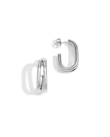 Hoop Earrings lines Casual Daily Simple Series Women's jewelry