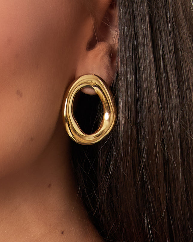 Ovale oorbellen van Oasis