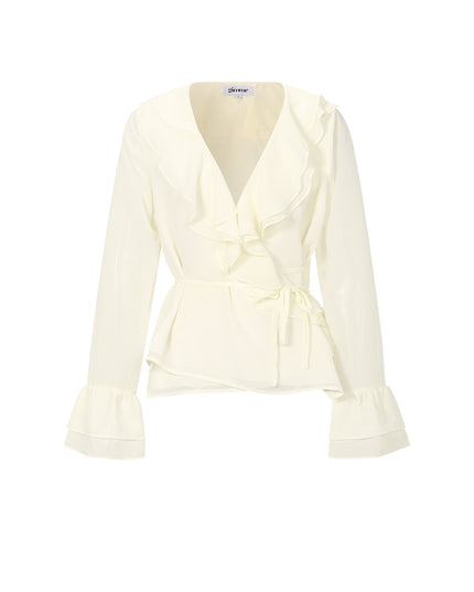Longsleeve met ruches