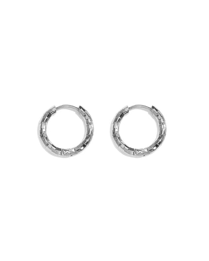Oorbellen van roestvrij staal, Circle Simple, Simple Series, damessieraden