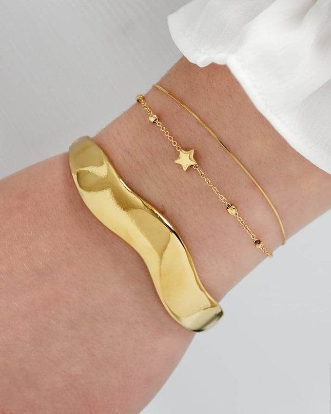 Golvende armband