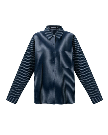 Geweven Katoen Vrouwen Overhemd Casual Letters