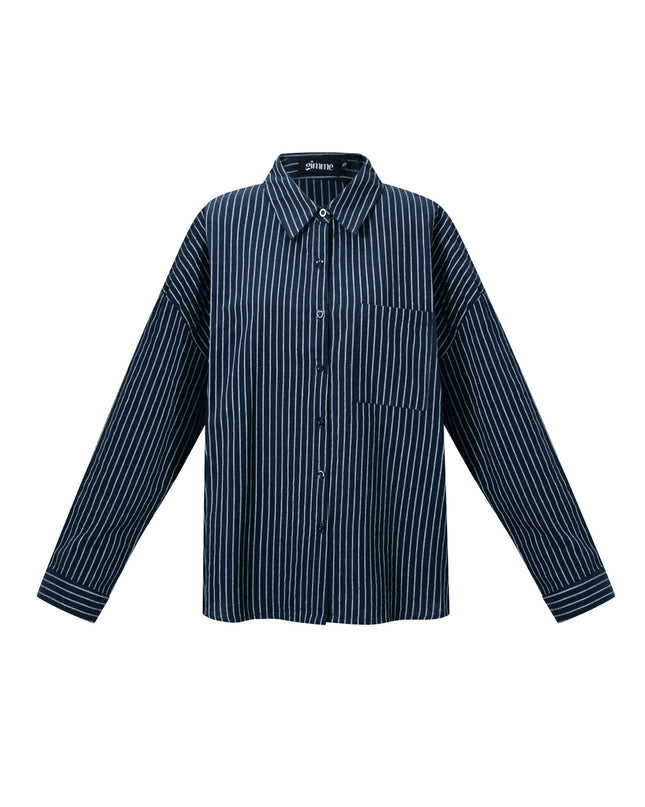 Geweven Katoen Vrouwen Overhemd Casual Letters