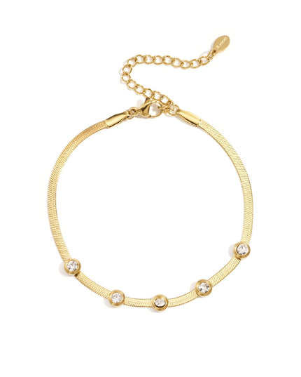 Rhinestone Chain Bracelets Chain Casual Daily Simple Series Women's jewelry