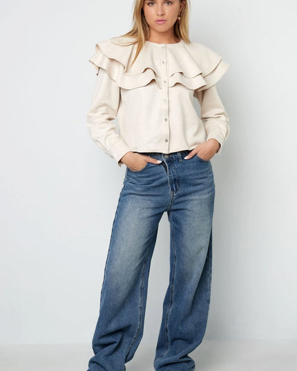 Layered Blouse Suede