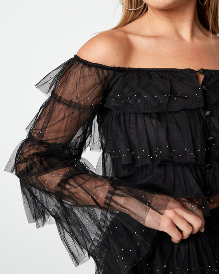 Festival The Sparkly Ruffle Top