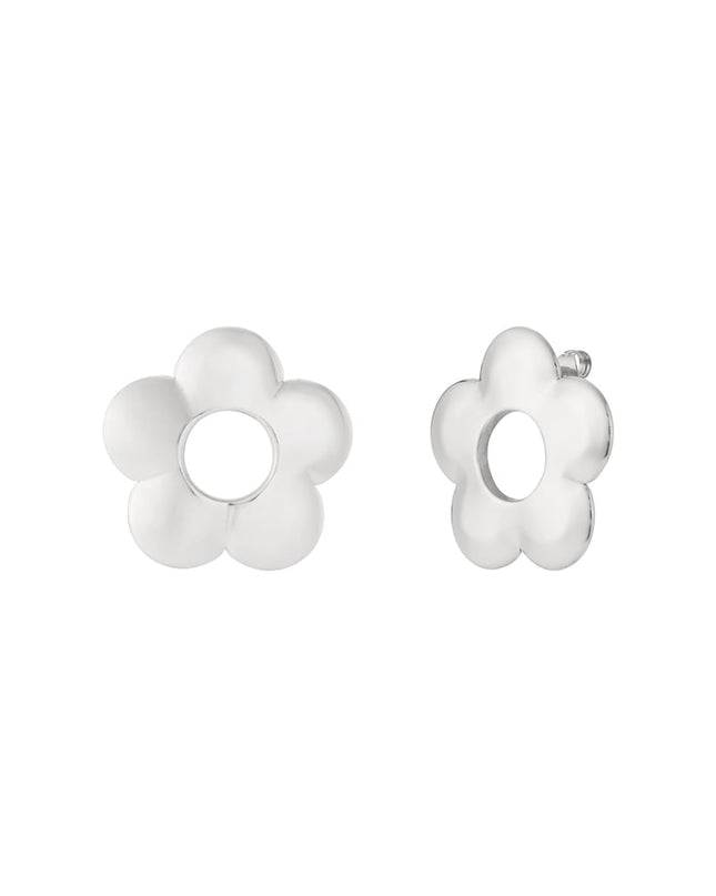 Grote bloemen oorbellen