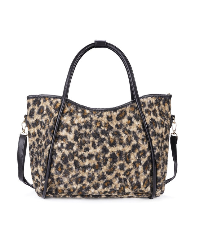 Tote Bags Leopard Print Casual Cotton Daily Accessories