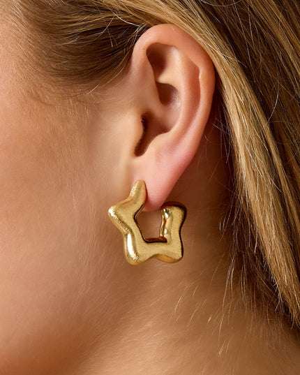 Hoop Earrings Star Casual Daily Simple Series Women's jewelry