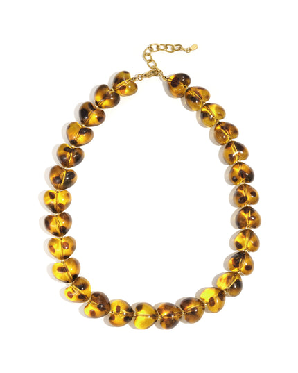 Acryl kralen kettingen luipaardprint retro Daily Classic serie dames sieraden