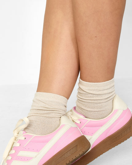 Katoenen sokken tot halverwege de kuit, effen kleur, casual, kleding met alle pasvormen