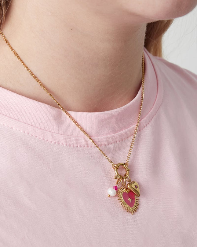 DIY-ketting van de zon van het hart