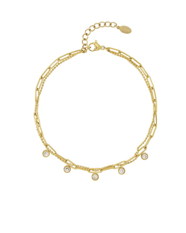 Sparkling Chain Anklet