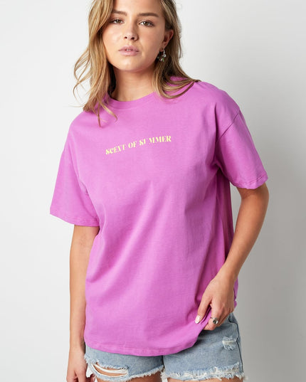 T-shirt scent of summer