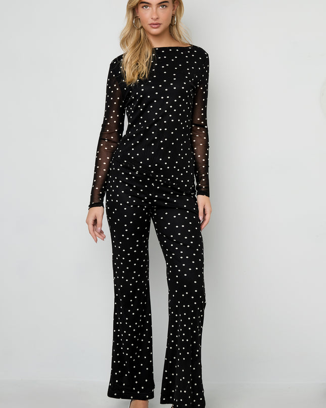 De Polkadot Set Broek